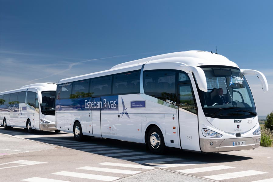 Nuestra Flota de Autobuses y Autocares | Esteban Rivas